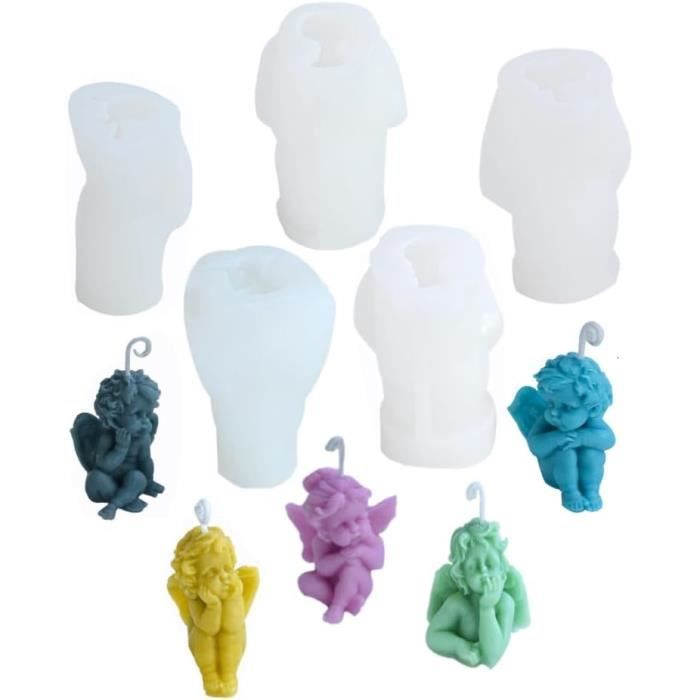 Moule à Bougie Gnome Saint Valentin – Silicone, Forme Gnome, Pour Bougies DIY