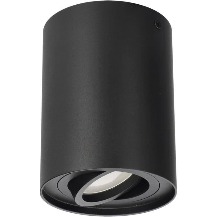 Spot simple en saillie SKAND 1 WHITE GU10 Luminaire plafonnier rond ...
