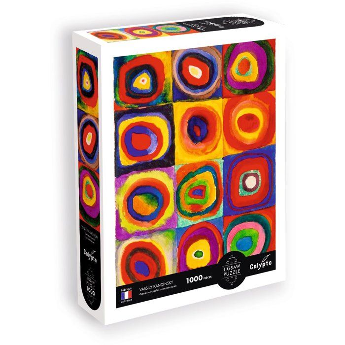 Puzzle 1000 Pièces Vassily Kandinsky Cercles et Carrés Concentriques Neuf - vue 2