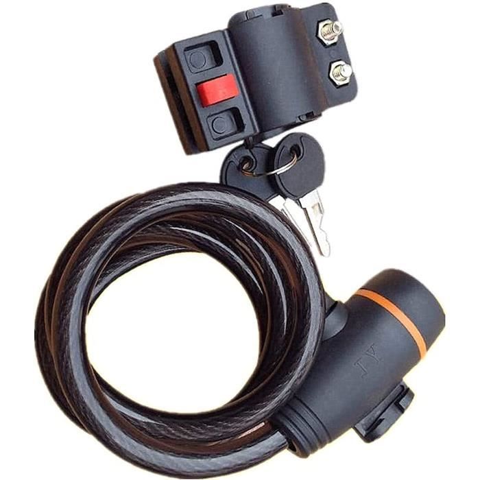 Chaîne Antivol Vélo avec 4 Clé [98cm-6mm-0.85kg], Cadenas résistant