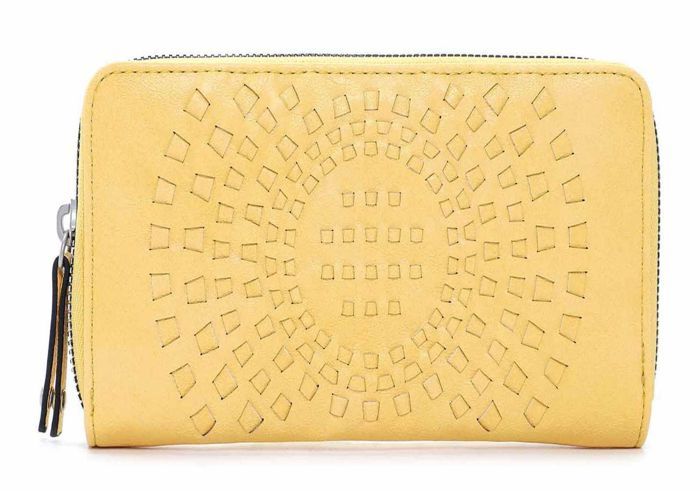 Porte-monnaie Paul Smith Femme – Cuir Effet Crocodile, Zip Autour, Couleur Marron, Neuf Sans étiquettes