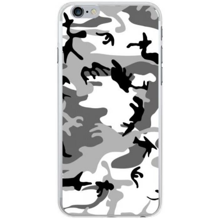Coque Iphone 6 (4,7 ') - Camouflage Militaire Noir et Blanc - 452 -  Cdiscount Téléphonie