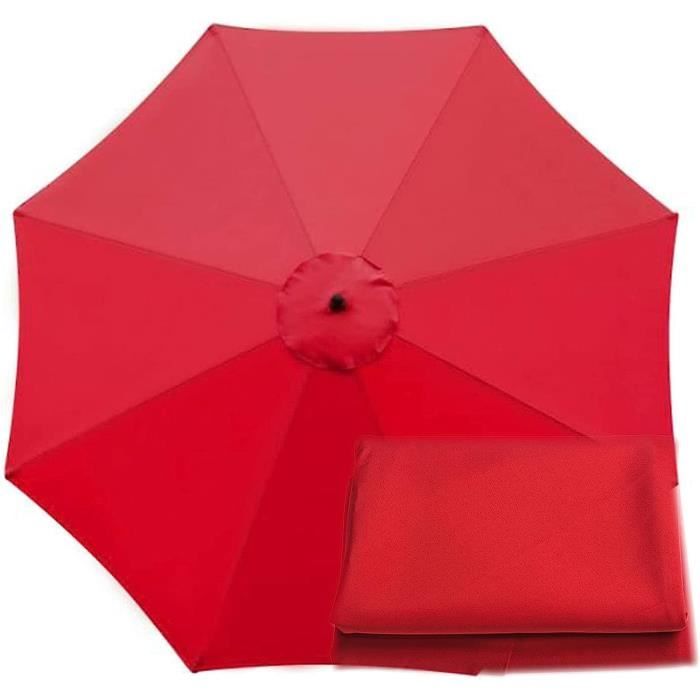 RTVGNSZSJL Toile De Rechange Parasol Carré 300x300cm – Imperméable Anti-UV, Housse Oxford Double Couche Pour Parasol Jardin/Marché (Vert 2.5x2.5m)