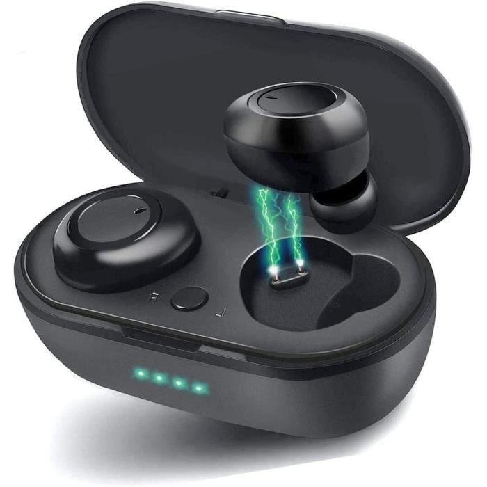 Ecouteurs Bluetooth TWS Intra-auriculaires - Noirs - NEUFS Sous Blister