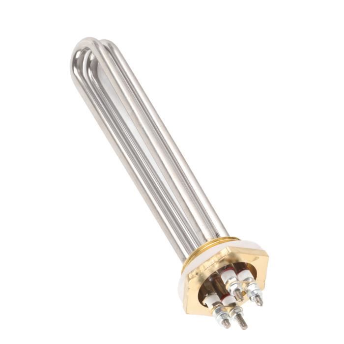 Tige Chauffante électrique SUS316 24cm - Pour Machine à Vapeur Et Chauffe-eau - Thermostat Pliable - 9