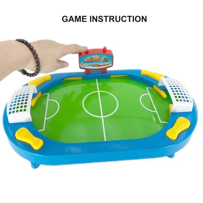 VGEBY Jeu de Football de Table Jeu de Société Portable pour Enfants et