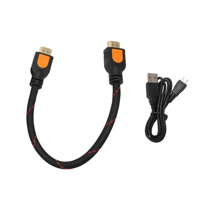 CT Adaptateur RCA Vers HDMI Convertisseur AV Vers HDMI Mini AV à HDMI Vidéo Signal Prise En