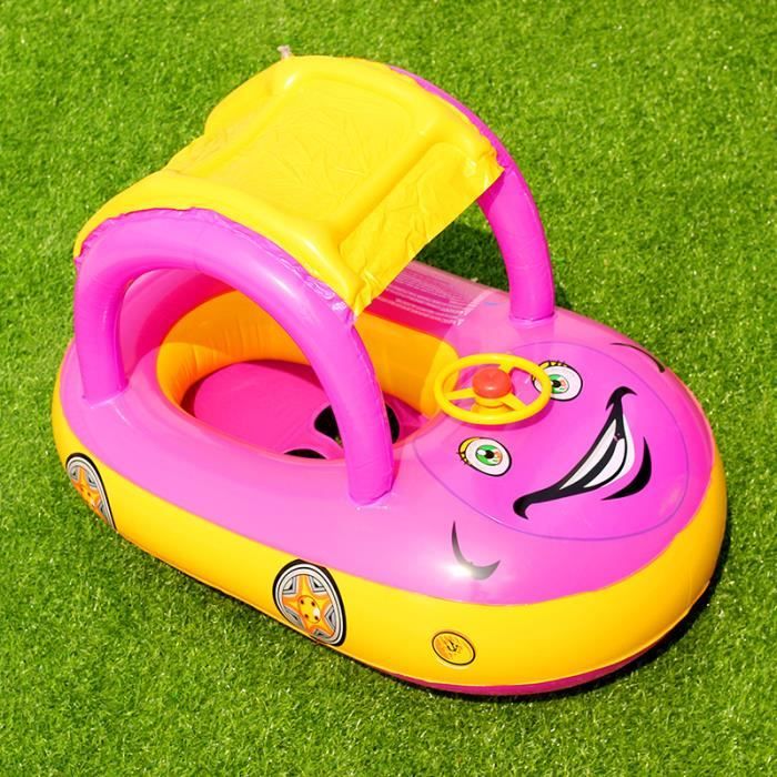 Anneau De Natation Gonflable Pour Bébé Avec Auvent De Protection Solaire Amovible Anneau De Natation Gonflable Pour Bébé Avec Auvent De Protection Solaire Amovible