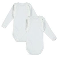 Lot De 3 Bodies Manches Longues Petit Bateau – Imprimé Pingouin, Uni Et Milleraies Pour Bébé