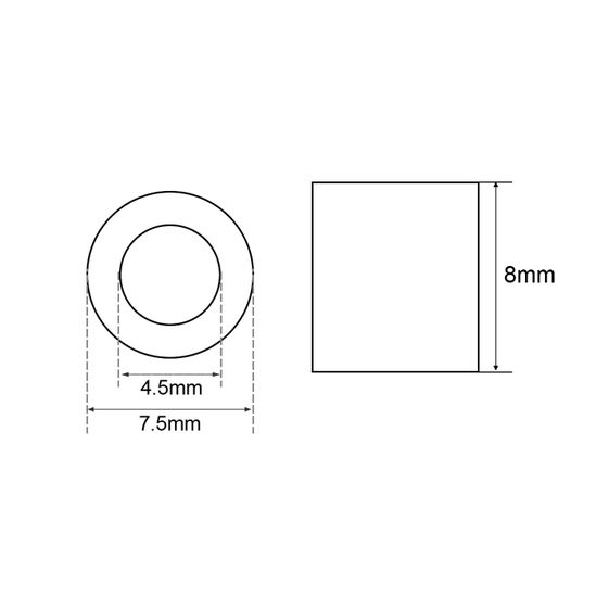 Manchons Aluminium Pour Câble Acier 4 Mm - Lot De 10 Pièces - Sertissage - Pour Raccords Câbles Métalliques - 11