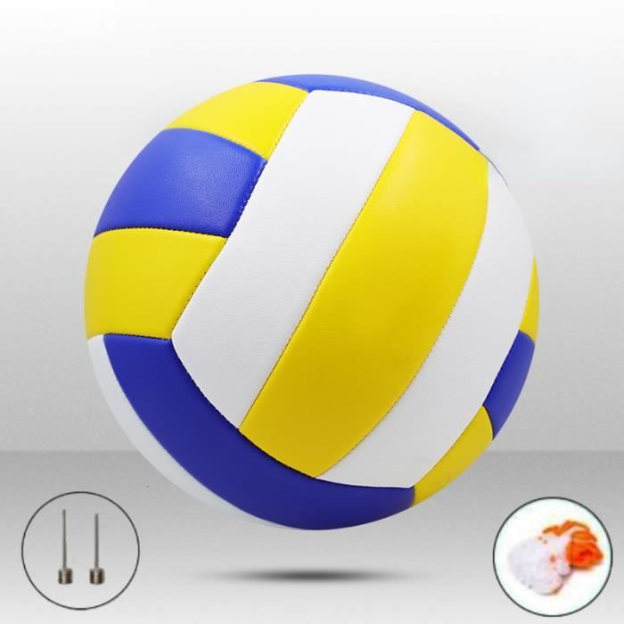 Comme image 2 Ballon de volley Ball doux au toucher Nouvelle marque Taille 5 Qualit assortie Avec sac