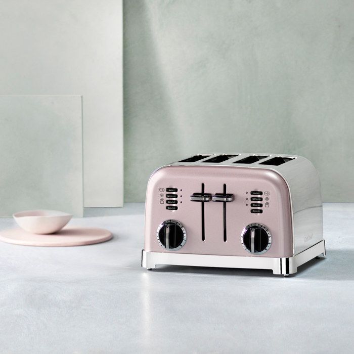 Grille-pain Cuisinart 4 Tranches - Fentes Larges, 6 Niveaux Brunissage | Acier Inoxydable