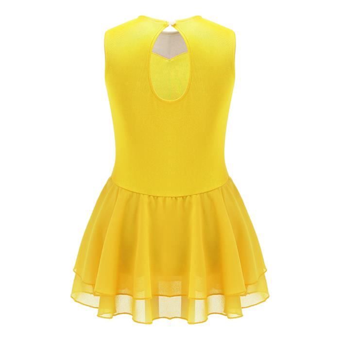 Robe De Patinage Artistique Femme/enfant - Jupe Irrégulière, Qualité Compétition, Neuf Avec Léger Défaut