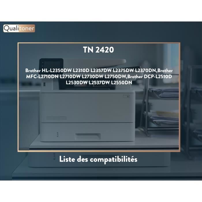 TONERMEDIA - x1 Toner Brother TN-2420 TN-2410 compatible (1 Noir) - Toner -  Achat & prix