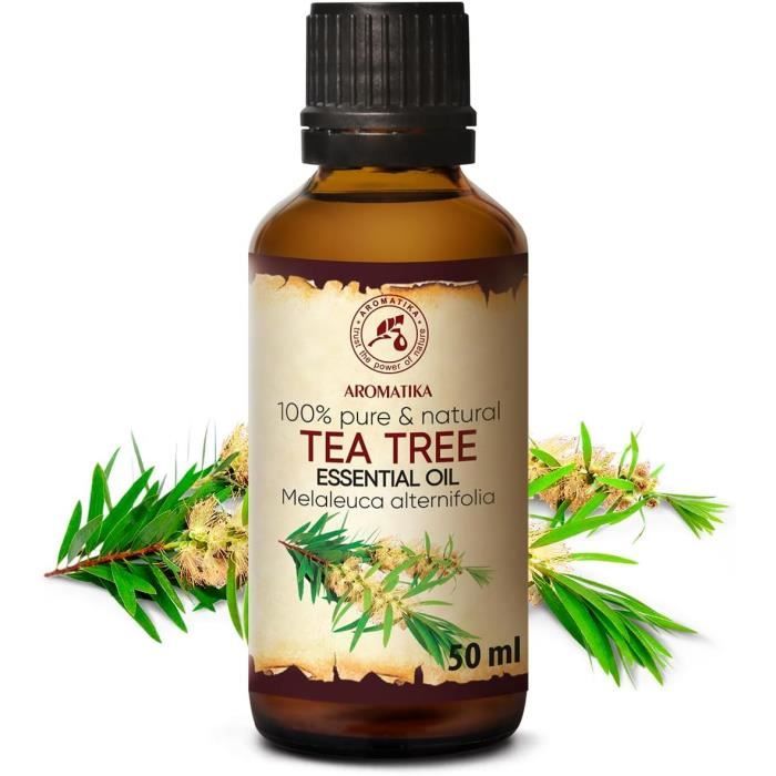 Huile De Arbre À Thé 50Ml - Melaleuca Alternifolia - Australie - Huile ...