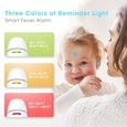 Thermomètre Frontal Infrarouge Sans Contact, Qualité Médicale pour Bébé Enfants, Alarme de Température Elevée et 3 Rétro-éclairag-2