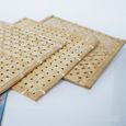 4pcs Natural Bamboo Table Tapis de table de de pour la de pour tapis de cuisine - devant evier linge de table - cuisine-2