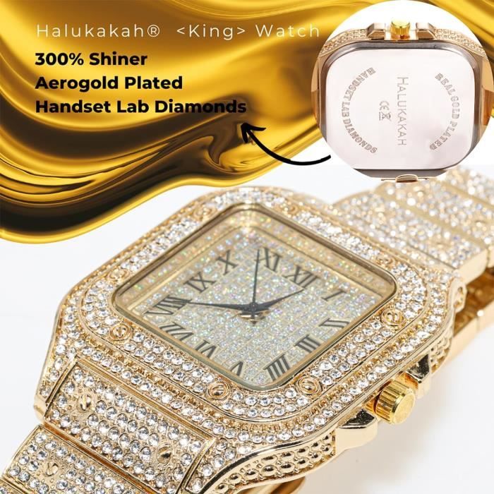 Montre plaqué 2025 or homme