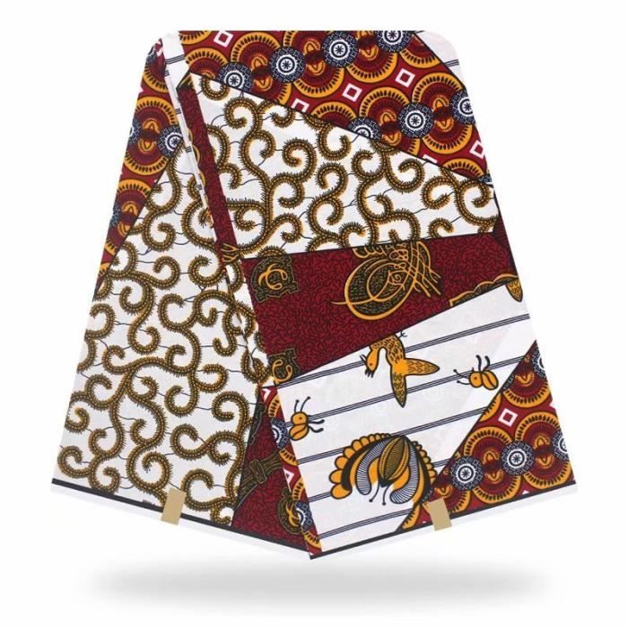 Tissus Haut doux coton v ritable cire Ankara imprime bloc Tissu