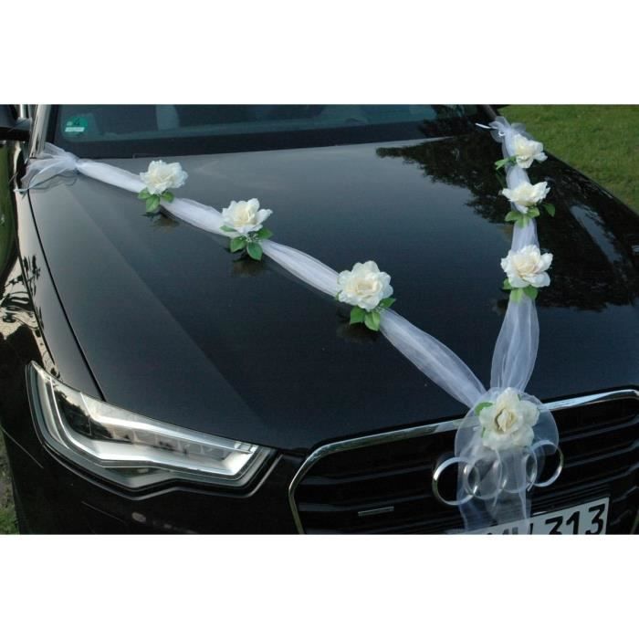 Decoration Mariage Voiture Invites Noeud