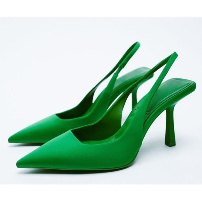 Escarpins shop verts zara
