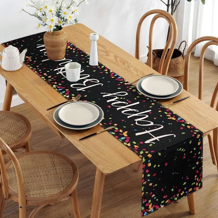 Chemin De Table Anniversaire | Runner Collection
