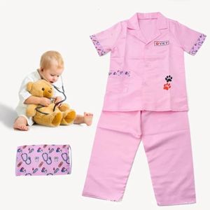 Costume Docteur Pour Ours En Peluche – 25 Cm – Blouse, Pantalon, Haut – Jeu Rôle Enfant