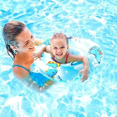 Bébé Natation Anneau, Enfants Sécurité Siège Piscine, Bouée Siège Gonflable Flotteur Bateau pour