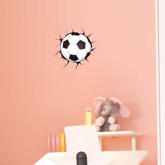 Stickers Muraux 3D Football Autocollant Mural Pour Chambre Garçon Poster  Foot Decoration Chambre Ado Garcon Poster Football E[J3914] - Cdiscount  Maison