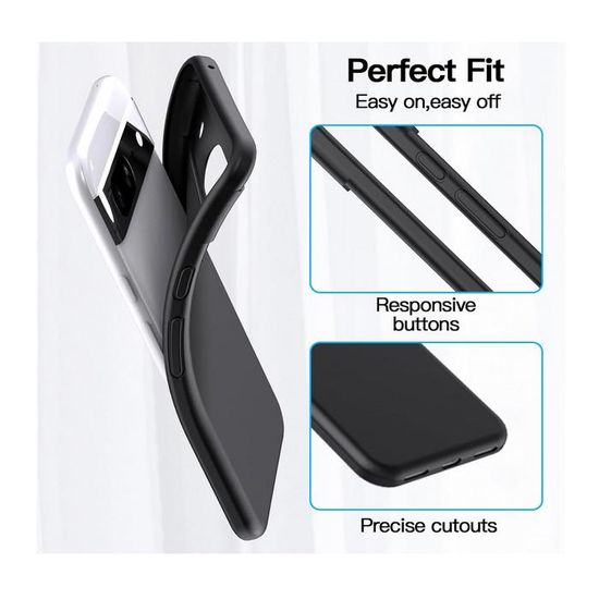 Coque TPU Kwmobile Pour Google Pixel 8a – Housse Souple Transparente
