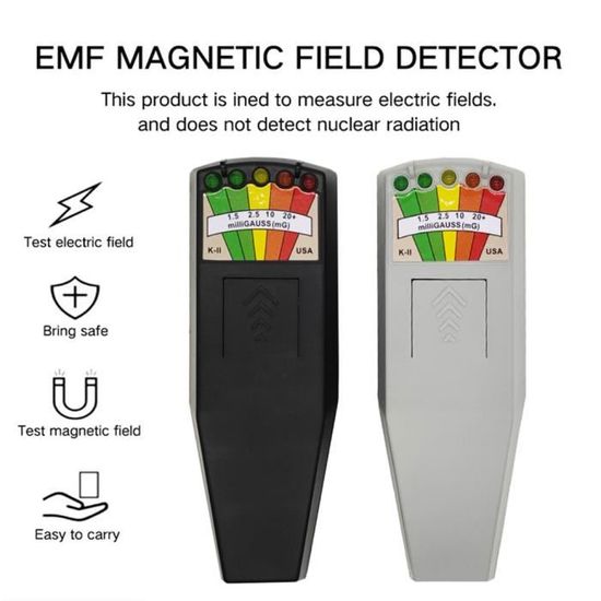 K II K2 champ électromagnétique EMF Gauss mètre détecteur de chasse fantôme  Portable