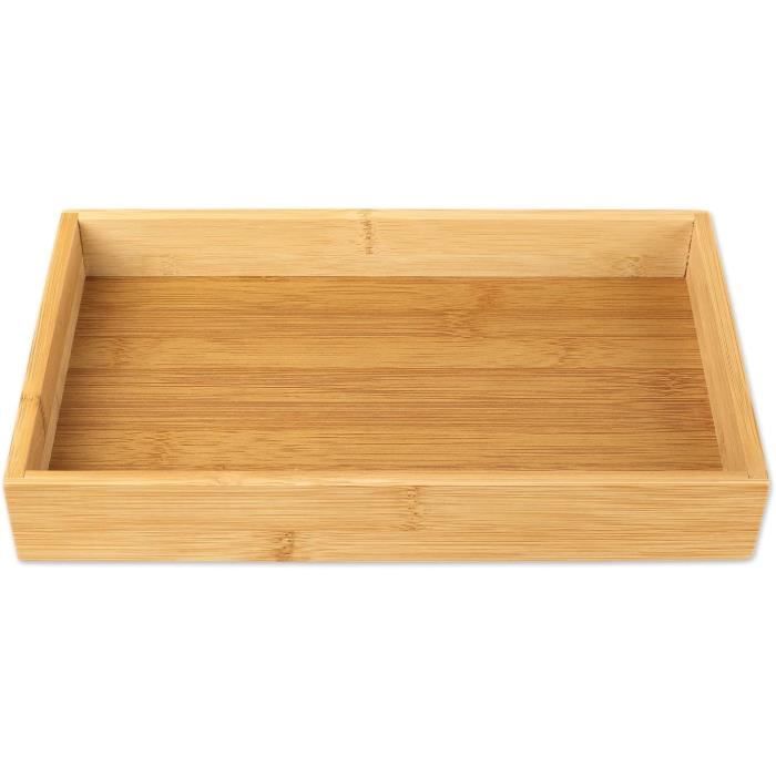 Bac de rangement pour la cuisine rangement tiroir en bambou de différentes  tailles rangement cuisine empilable pour couverts e[306] - Cdiscount Maison