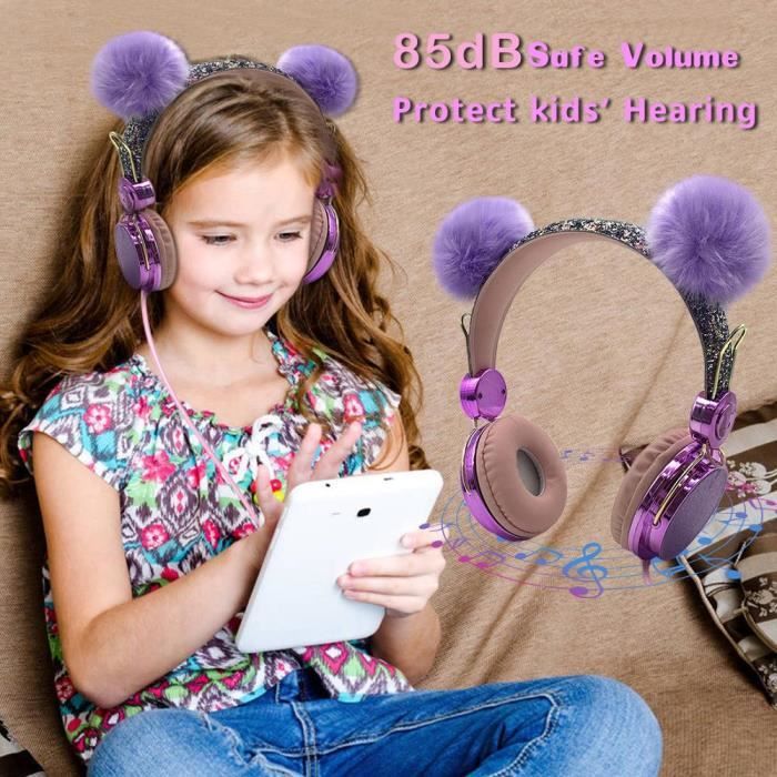 Casque Audio Enfant Filaire Ecouteurs Enfant avec Fil – Musique Écouteurs  Bebe de 2, 3, 4-7 Ans – Kids Headphones for iPad, Switch, - Cdiscount