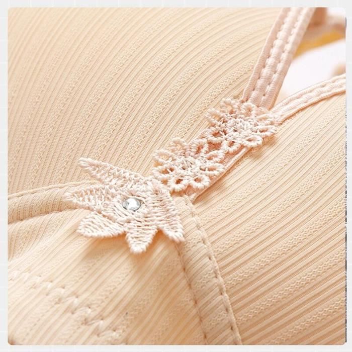 Nouveaux SOUTIEN-GORGE en tube de dentelle sans anneau en acier sous-vêtements de sport coussin