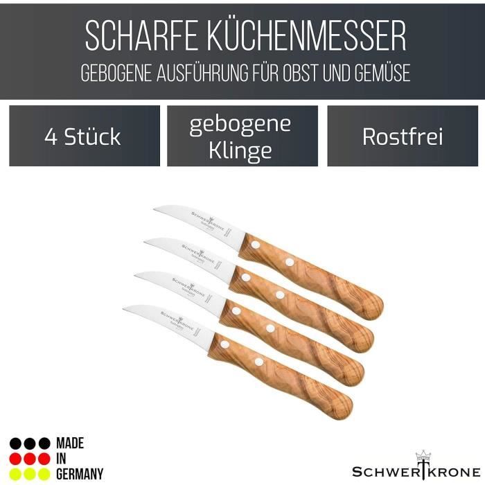 Couteau à Légumes GÜDE Solingen - Lame 8 Cm Forgée Main En