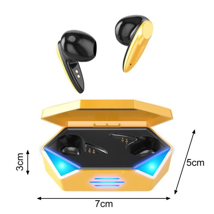 Écouteurs Intra-auriculaires Avec Réduction De Bruit - Étanches, HiFi Stéréo, Micro Intégré - Bleu, Neufs
