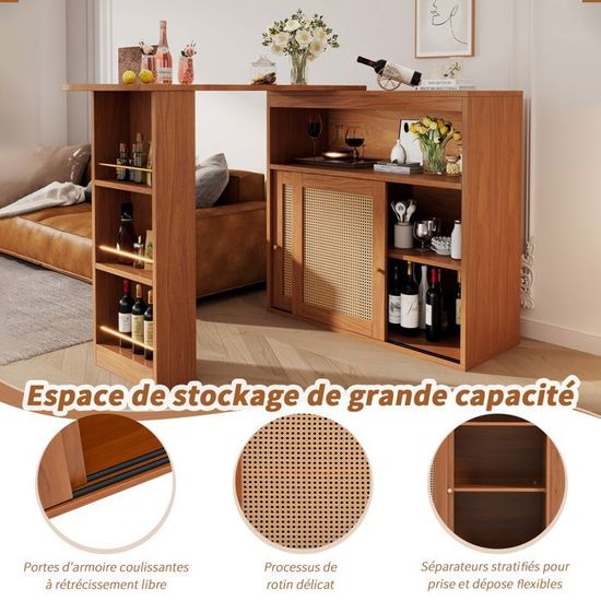 IPEGTOP Lot De 2 étagères De Rangement Extensibles En