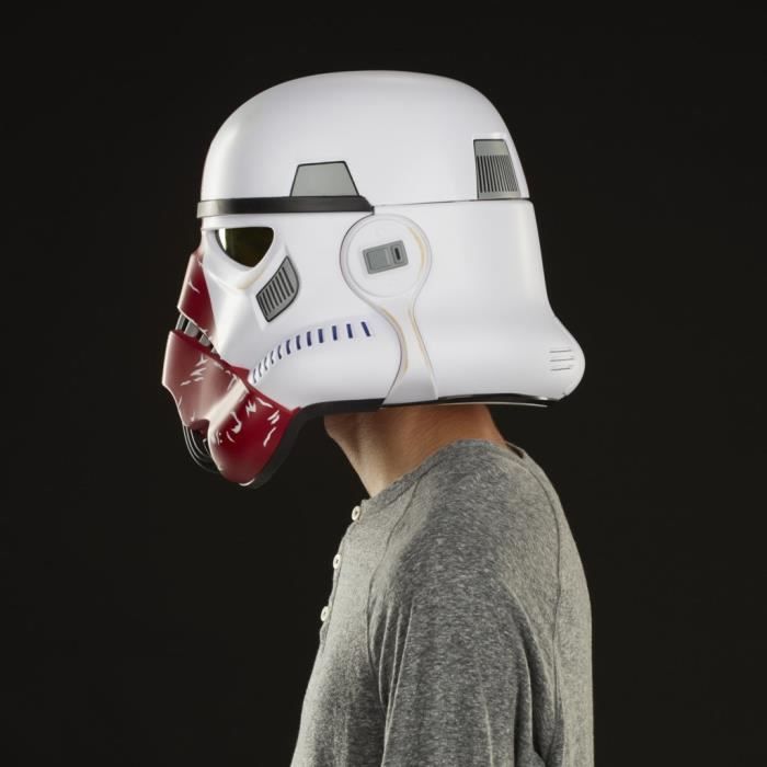 Star Wars Black Series – Casque Incinerator Stormtrooper Électronique Avec Modulateur Vocal, Réplique Premium Inspirée De The Mandalorian