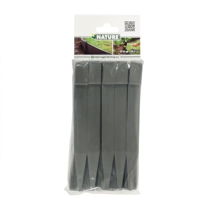 10 Ancres à Piquet Acier Double Tête 40 Pouces – Moose Supply – Pour Tente Gonflable
