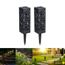 2pcs Lampe Solaire Exterieur De Jardin Borne Solaire Jardin