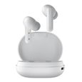 Écouteurs sans fil - Haylou GT7 TWS avec boitier de charge - Bluetooth 5.2 - 20h autonomie - Réduction du bruit - Blanc-0