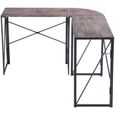 Bureau informatique pliable