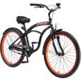 Vélo pour enfants - BIKESTAR - 24 pouces - Edition Cruiser - Noir-0