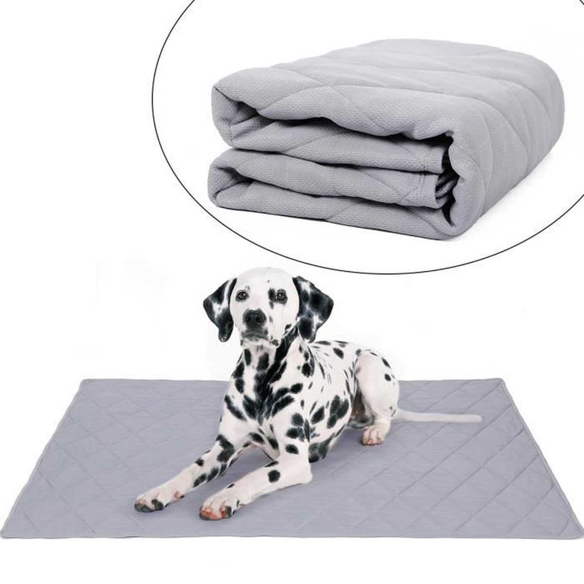 Lit Coussin Tapis Matelas Panier pour Chien Lavable Grand Modèle 80