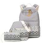 Sac à Dos Scolaire - ZGEER - Style Ethnique - Toile Durable - 3 Sacs Inclus - Mixte