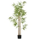 Plante artificielle Bambou - HOMCOM - hauteur 180 cm avec pot - décoration interieur, très réaliste