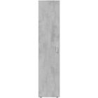 PEGANE Armoire meuble de rangement en panneau de particules mélaminé - Hauteur 182 x Longueur 41 cm x Profondeur 37 cm