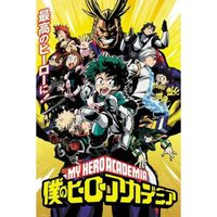 Poster My Hero Academia - Groupe - roulé filmé (91.5x61) - ABYstyle