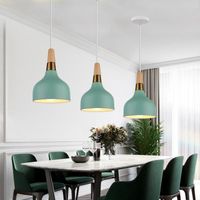 Diday 3Pcs Lustre Moderne Salon Vert,Lampe Plafonnier Simple Contemporain Suspension Luminaire Style Nordique pour Cafe Bar