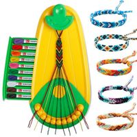 Kit Bracelet Fille, Kit d'artisanat de Bracelet d'amitié pour Filles 6-12 ans, DIY Kit Créatif Enfant Cadeau de Anniversaire